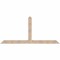 Ekena Millwork Portland Smooth Timber Gable Bracket, Douglas Fir, 96"W x 44"H x 3 1/2"D x 5 1/2"F, 11/12 Pitch GBW096X44X0406POR00SDF - alternate 1